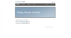 Desktop Screenshot of philippmetzler.com